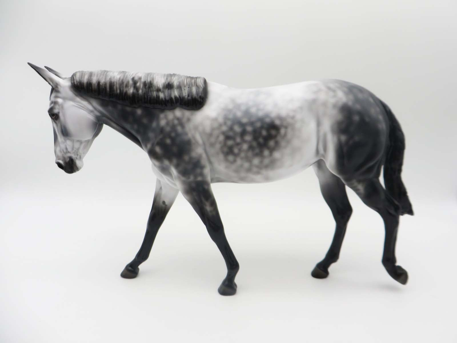 Willow   - OOAK - Customized Dark Dappled Grey Mule By Jess Hamill - SHCF23