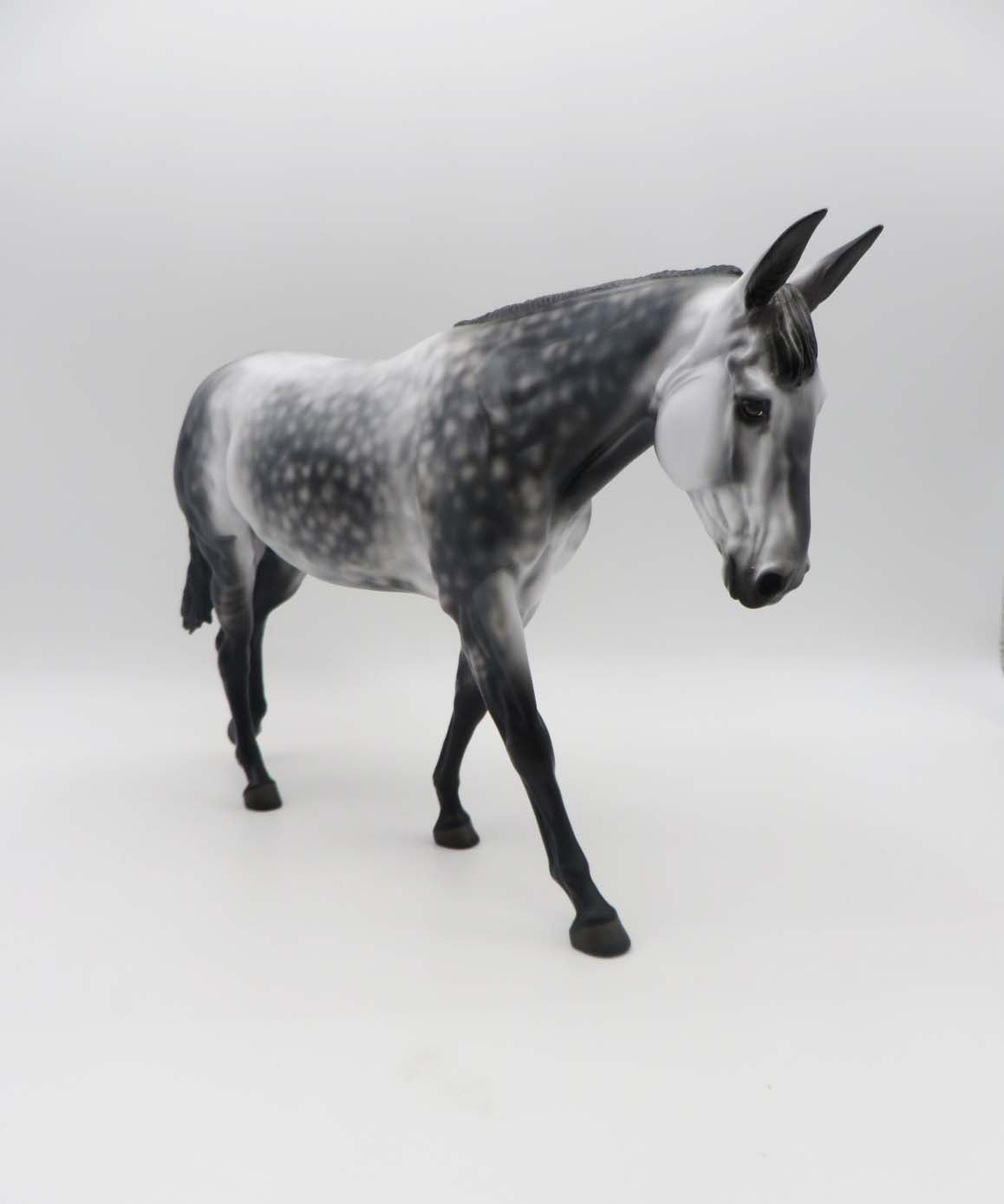Willow   - OOAK - Customized Dark Dappled Grey Mule By Jess Hamill - SHCF23