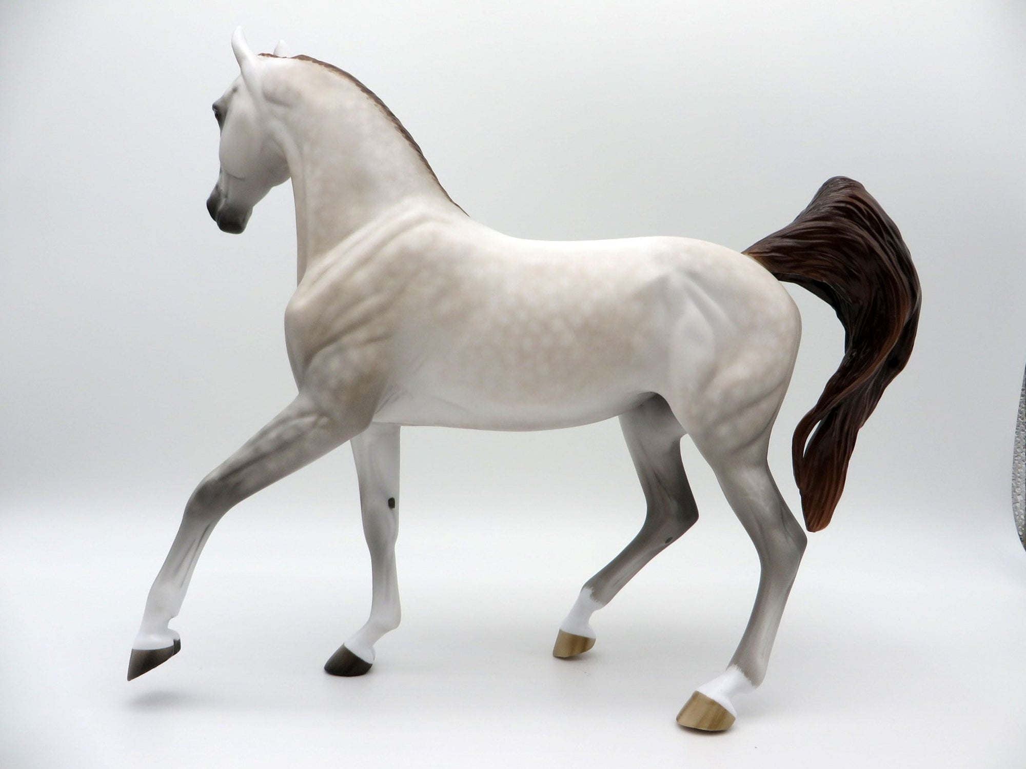 Wipe Out-OOAK Dapple Mulberry Grey Arabian Mare 4/26/21
