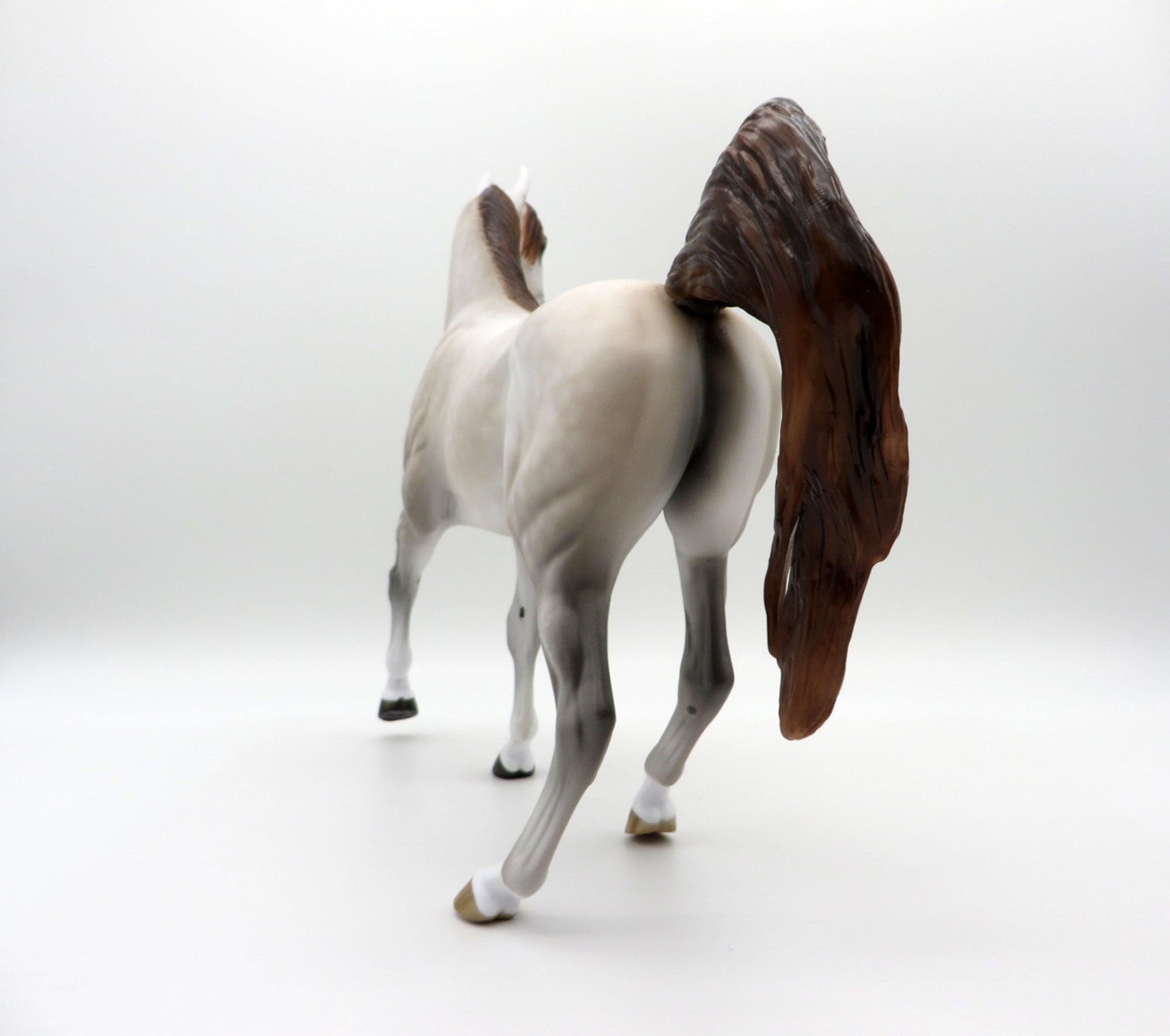 Wipe Out-OOAK Dapple Mulberry Grey Arabian Mare 4/26/21