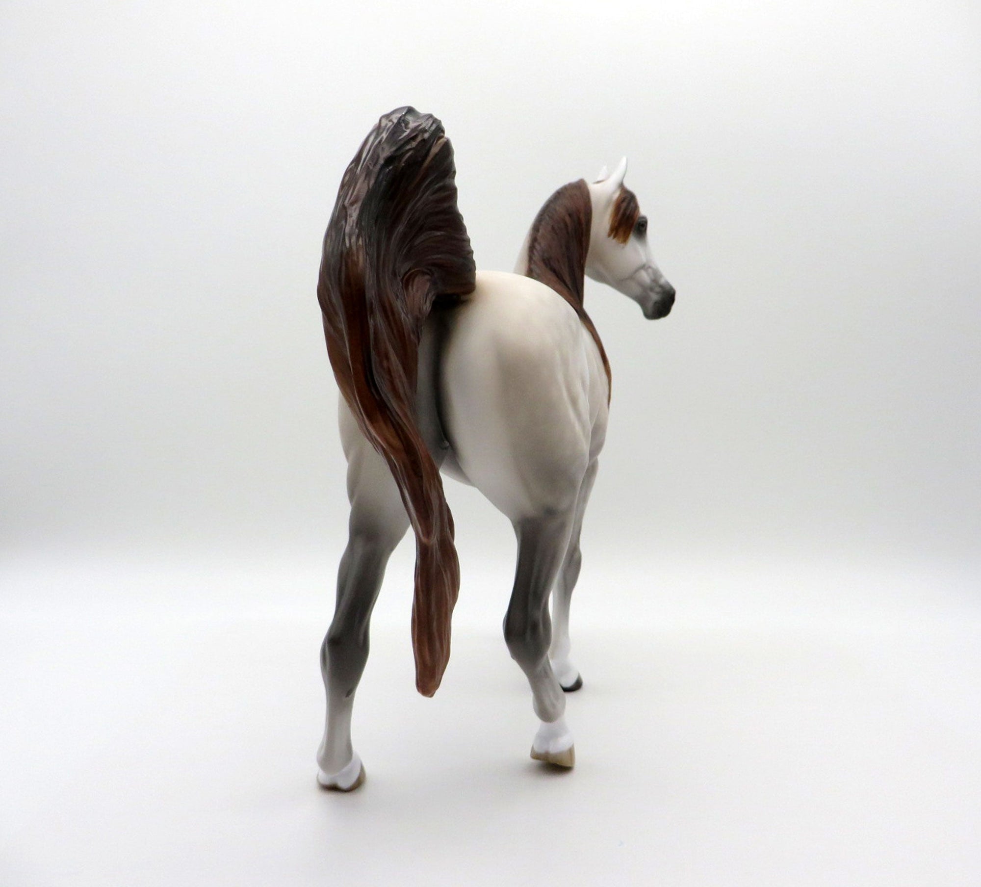 Wipe Out-OOAK Dapple Mulberry Grey Arabian Mare 4/26/21