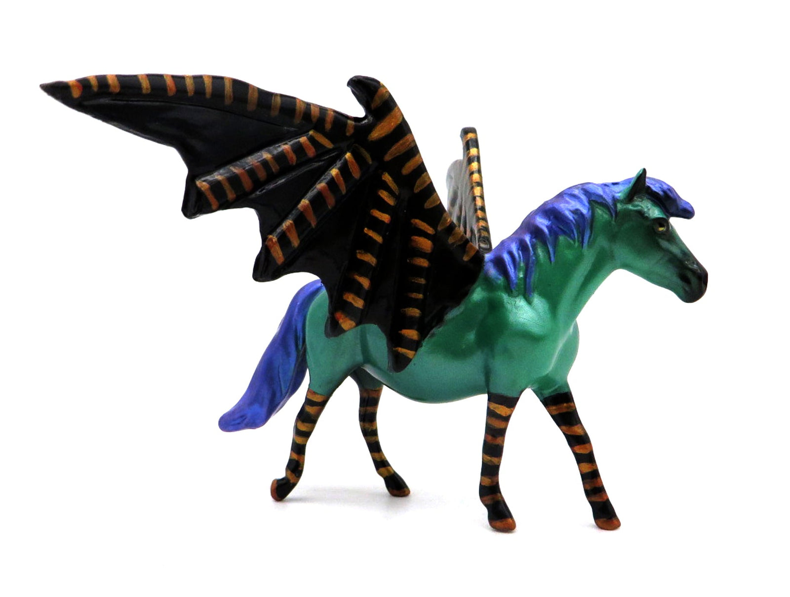 Witchy Way OOAK Pony Bat Chip Painted By Jas MM 21