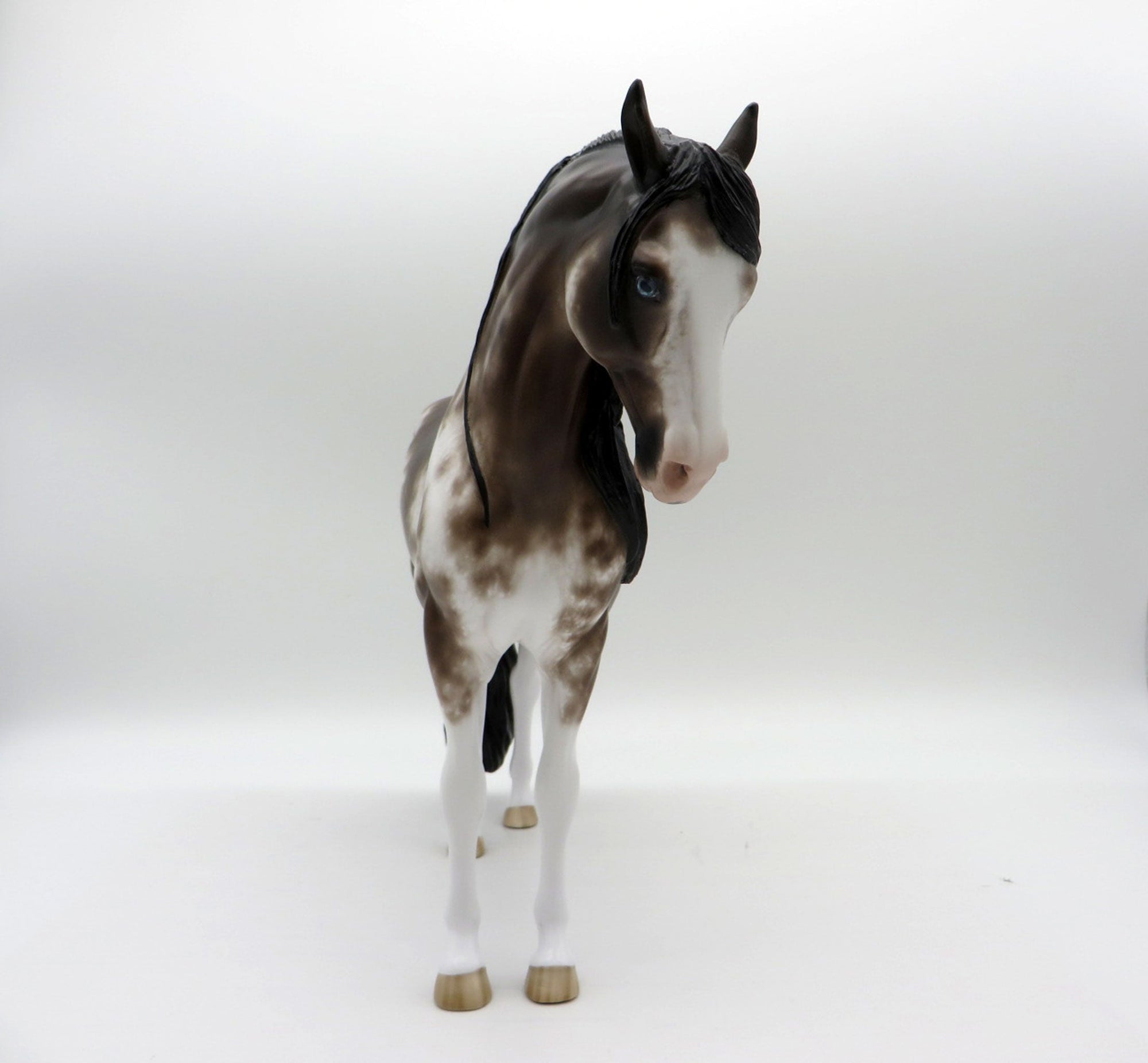 Wonder-OOAK Bay Sabino Andalusian Painted by Sheryl Leisure 11/22/21