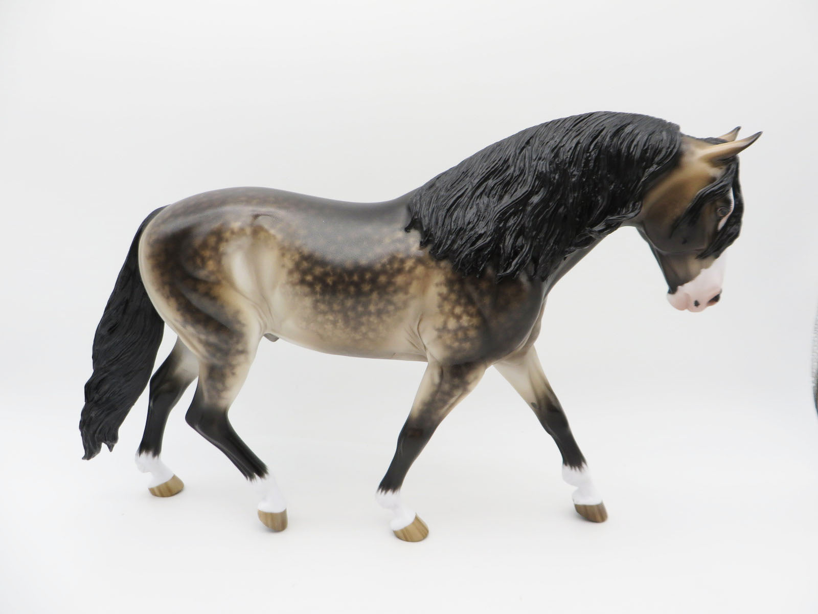 Yancy - OOAK - Dapple Sooty Buckskin Irish Draft by Sheryl Leisure - Best Offers 12/27/22