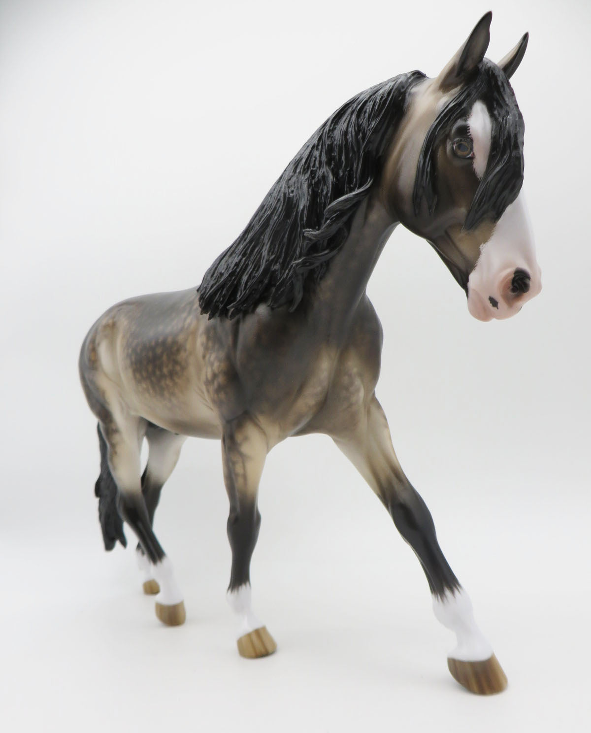 Yancy - OOAK - Dapple Sooty Buckskin Irish Draft by Sheryl Leisure - Best Offers 12/27/22