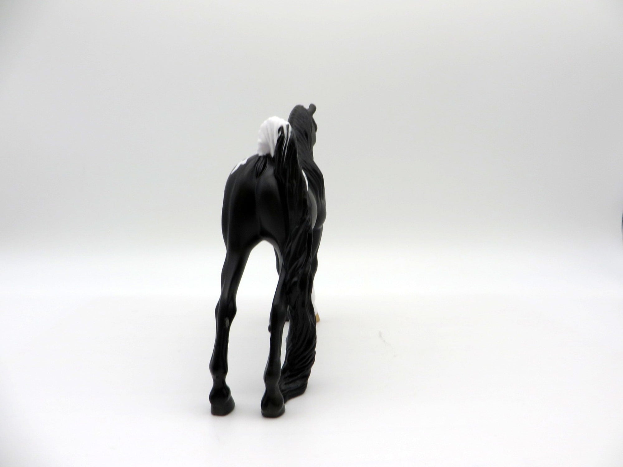 Yeats-OOAK Black Appaloosa  Saddlebred Pebbles  Painted By Ellen Robbins EQ21