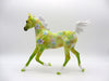Yellow Flower-OOAK Deco Arabian Yearling Painted By Dawn Quick 6/25/21