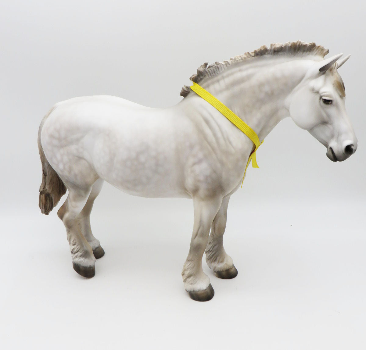 Yellow Ribbon - OOAK - Best Offer - Grey Dapple Heavy Draft Mare by Julie Keim MM22
