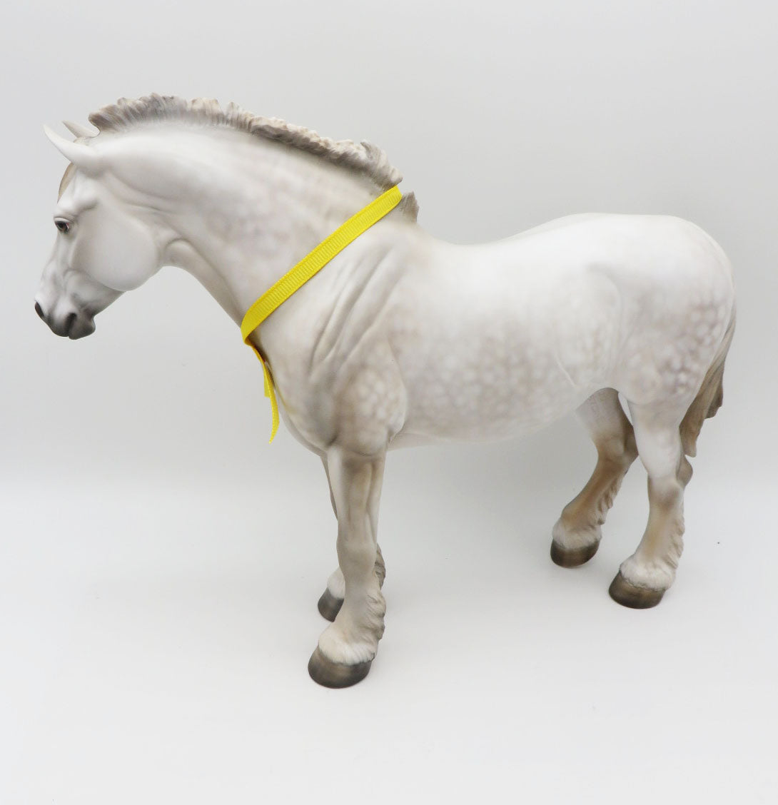 Yellow Ribbon - OOAK - Best Offer - Grey Dapple Heavy Draft Mare by Julie Keim MM22