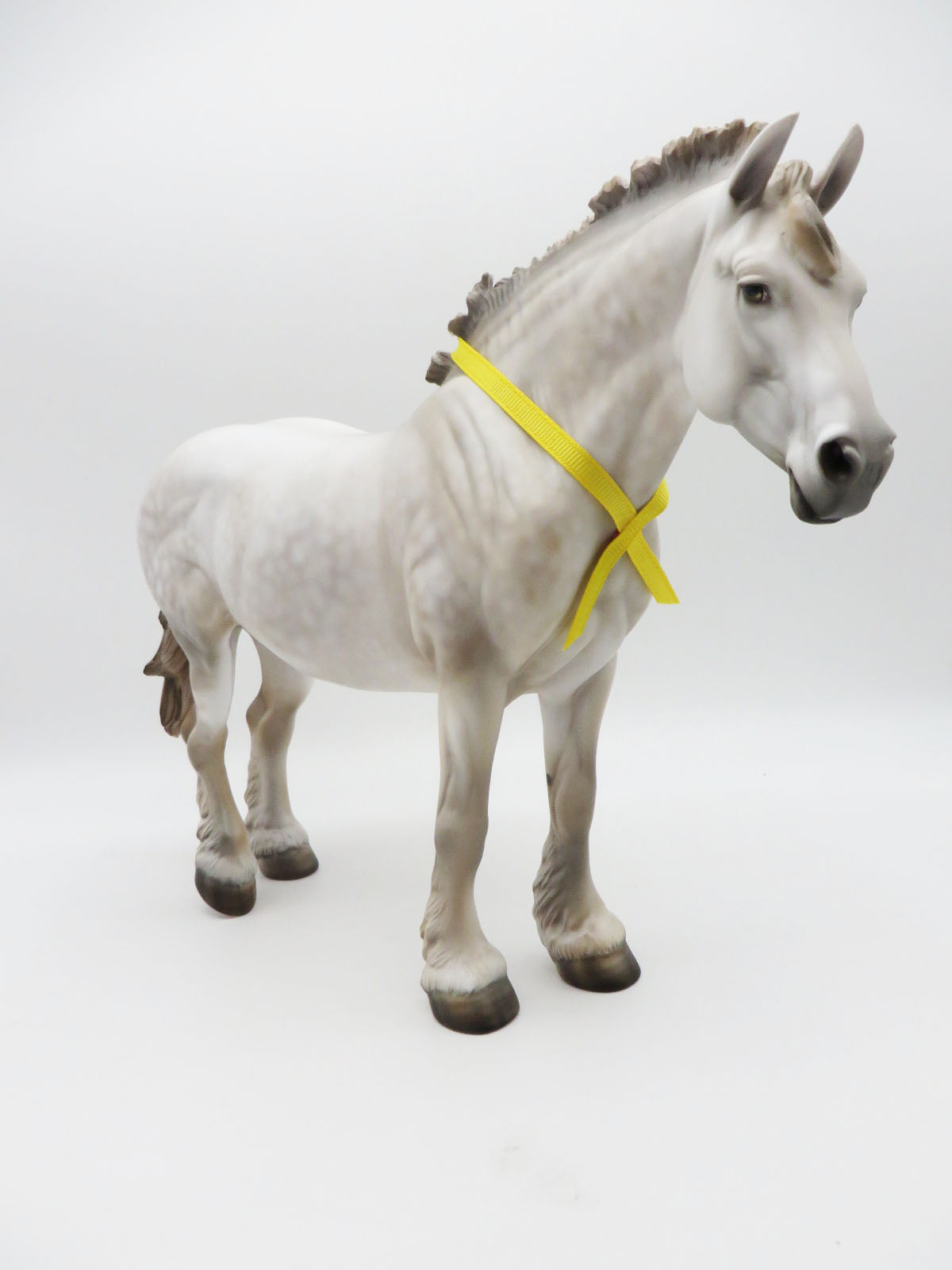 Yellow Ribbon - OOAK - Best Offer - Grey Dapple Heavy Draft Mare by Julie Keim MM22