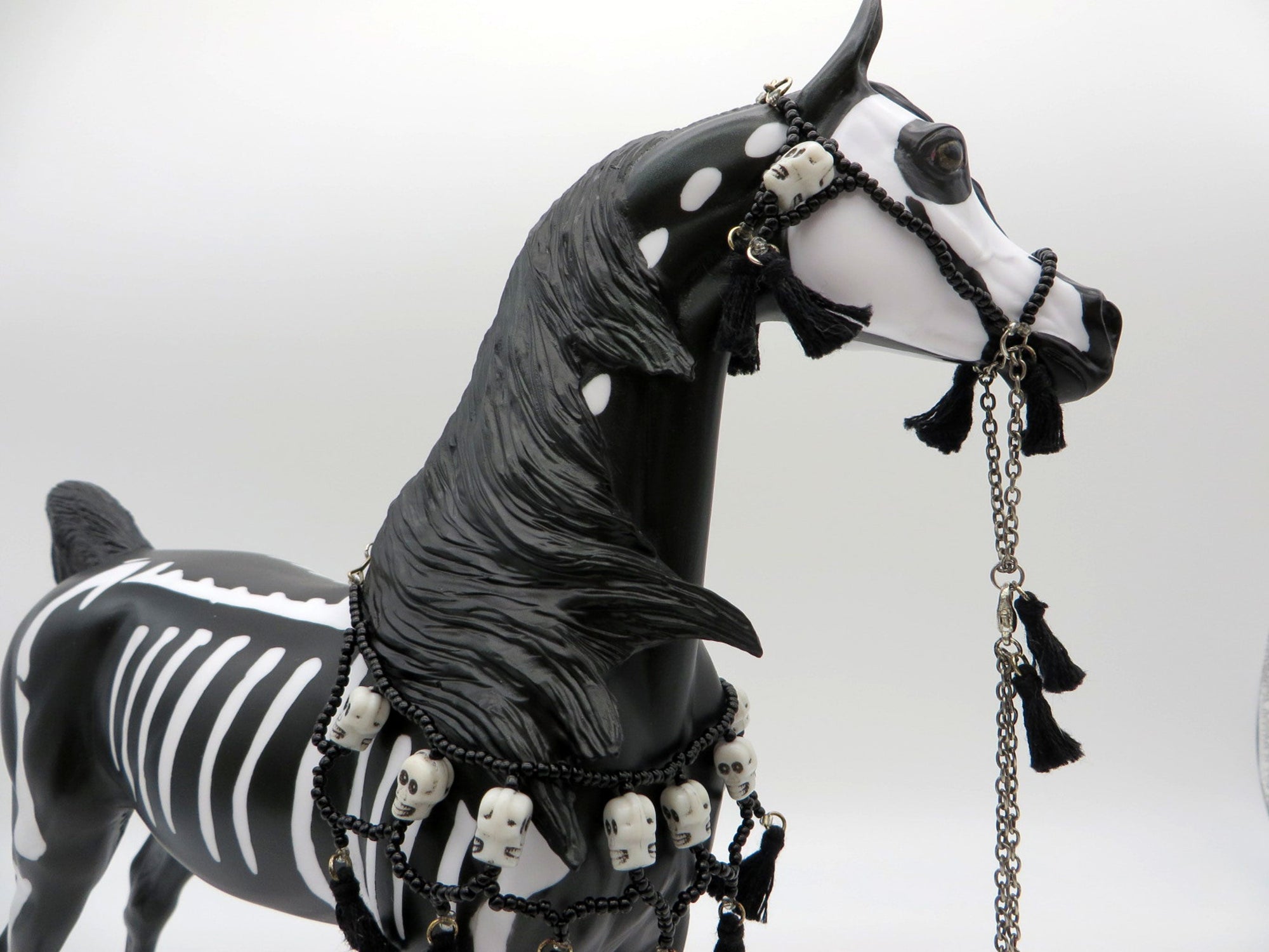 Yorick OOAK Skeleton Arabian Painted by Julie MM 2021