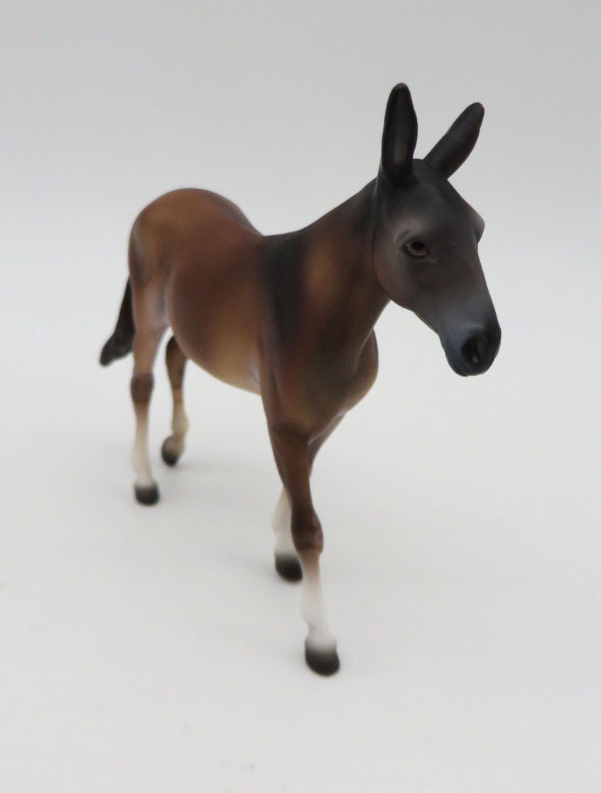 Yule - OOAK - Bay Mule Chip By Donna Fredley - Paws &amp; Claws 2023 - P&amp;C 23