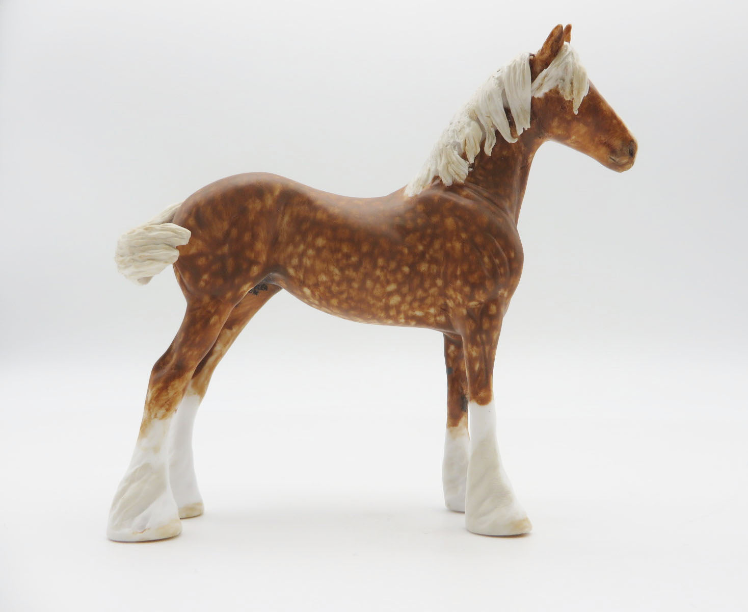ZION - OOAK Dapple Chestnut Standing Drafter Chip LHS 22