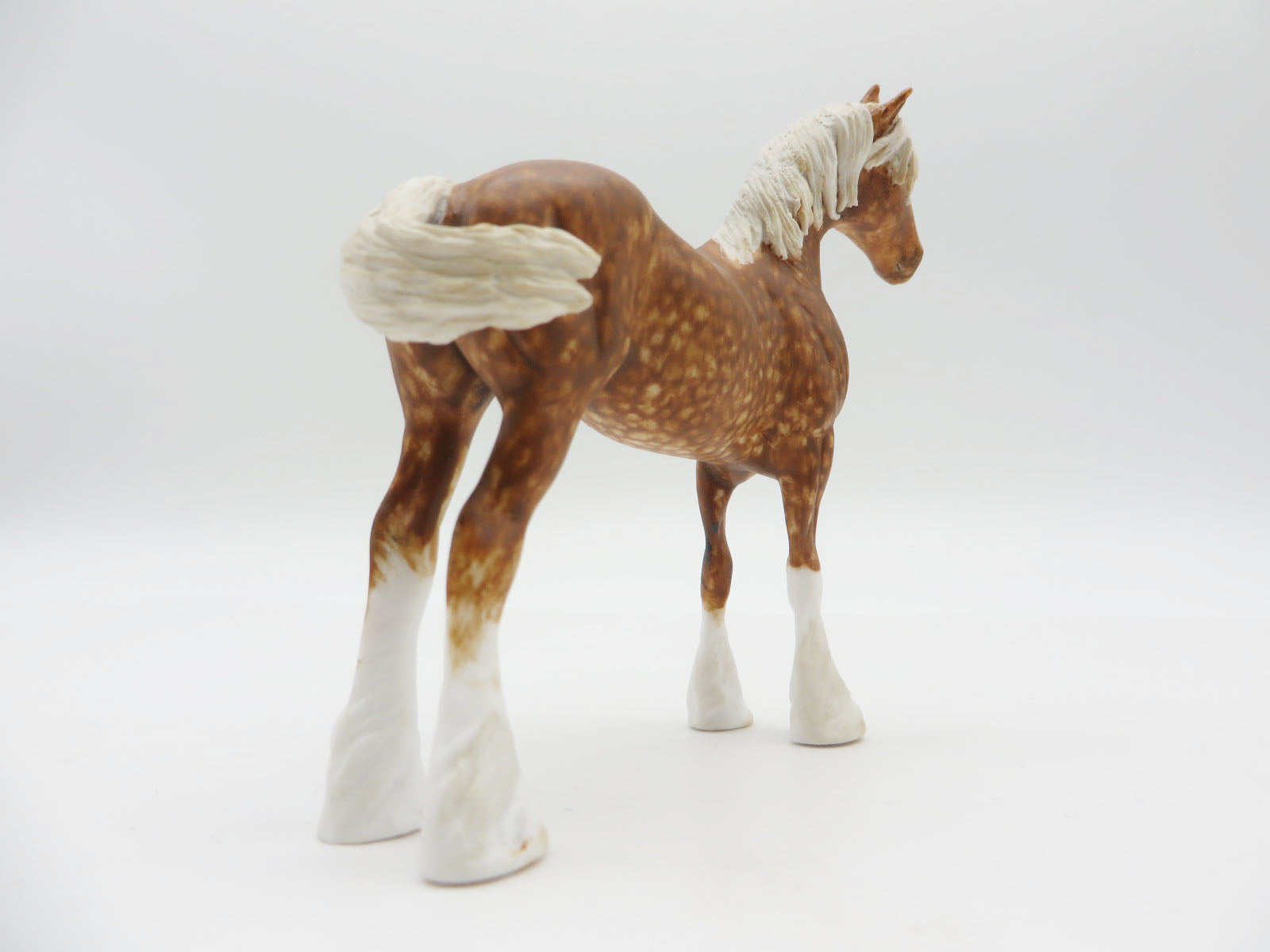 ZION - OOAK Dapple Chestnut Standing Drafter Chip LHS 22