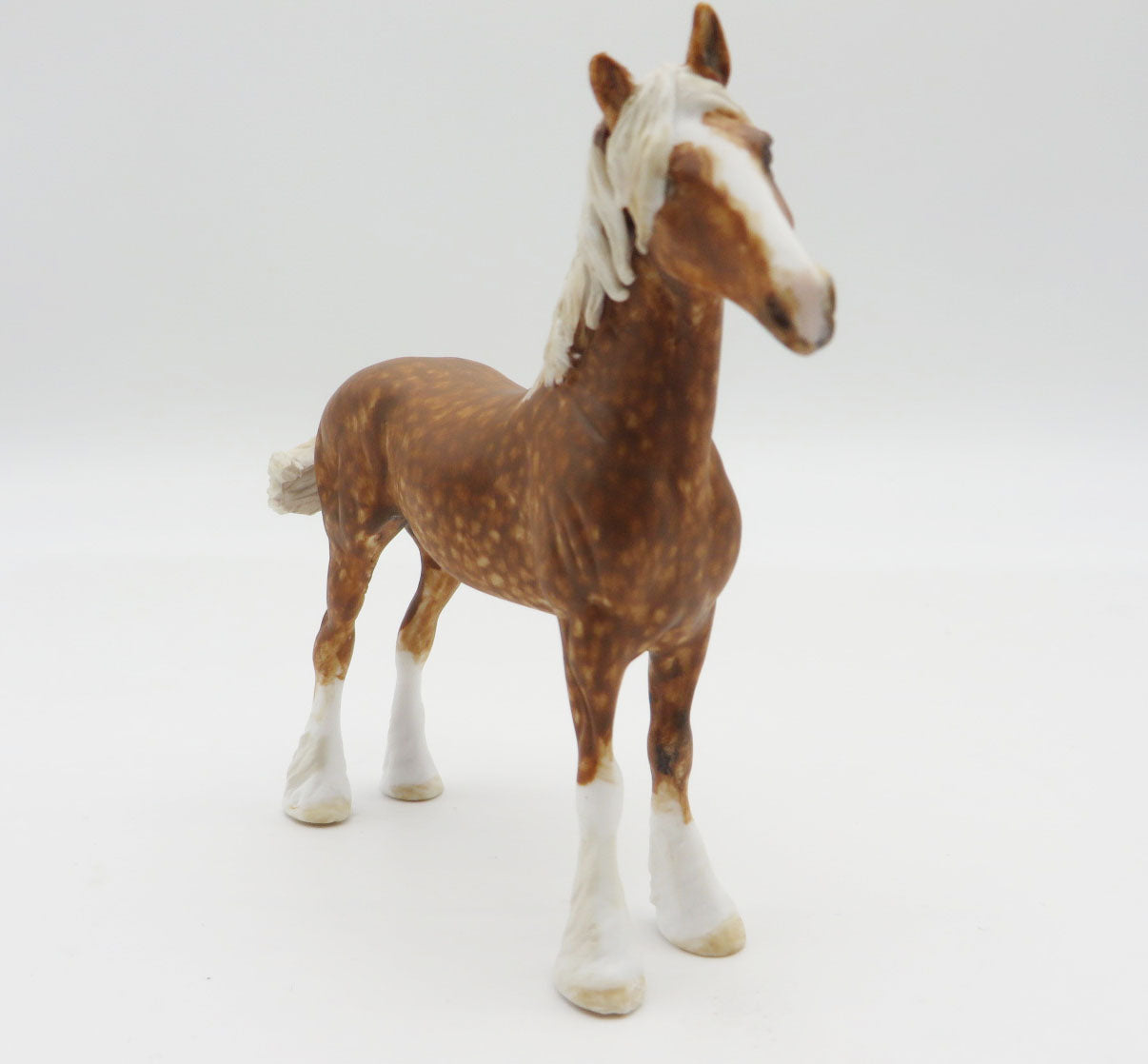 ZION - OOAK Dapple Chestnut Standing Drafter Chip LHS 22