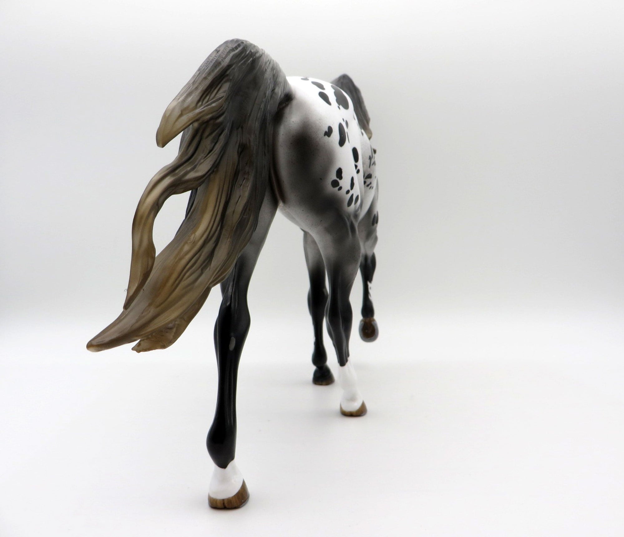 Zadie-Appaloosa Tennessee Walker Horse Painted By Audrey Dixon EQ 21