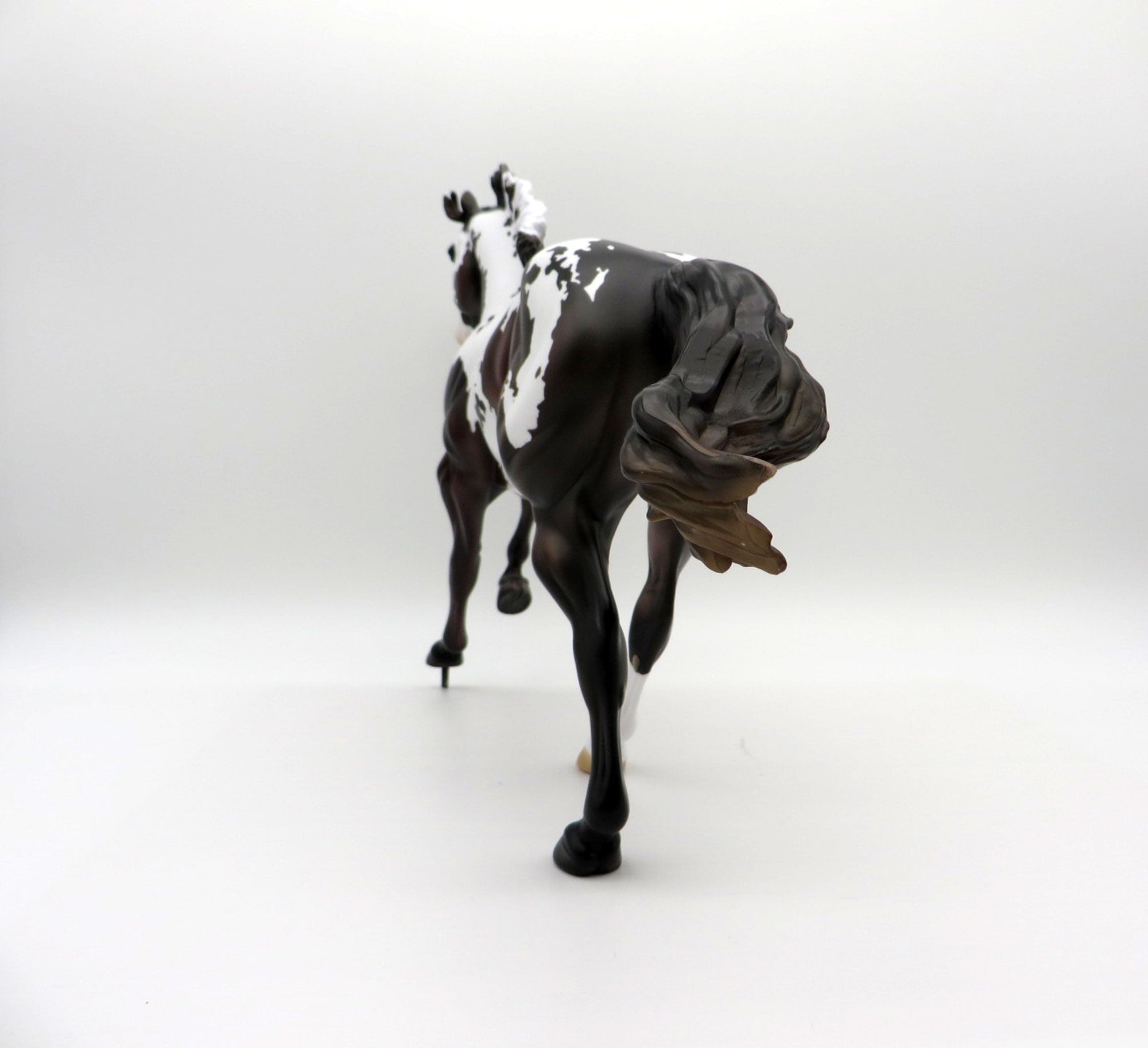 Zeke-LE-7 Bay Pinto Foundation Quarter Horse Painted by Madison EQ 2021