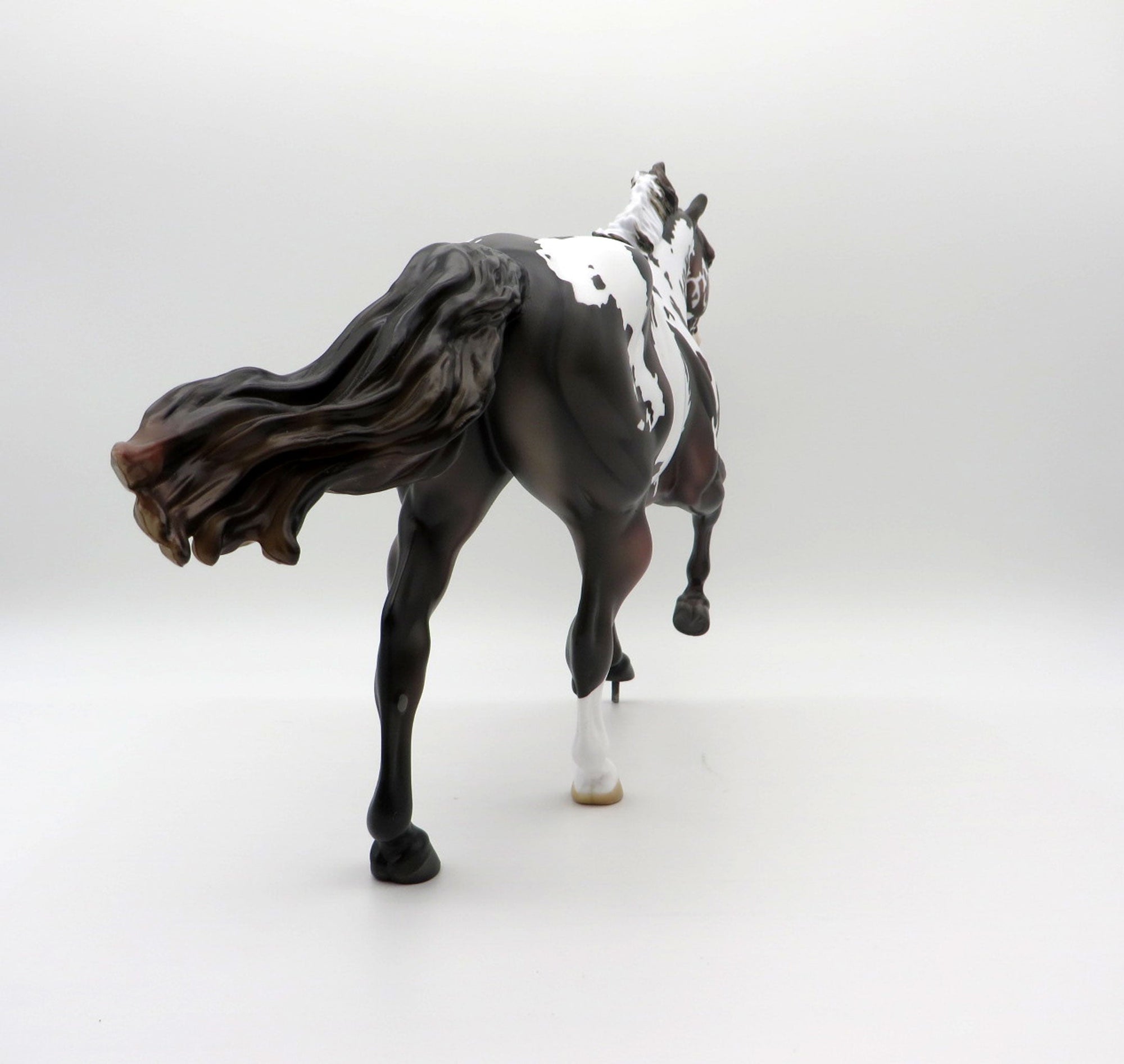 Zeke-LE-7 Bay Pinto Foundation Quarter Horse Painted by Madison EQ 2021