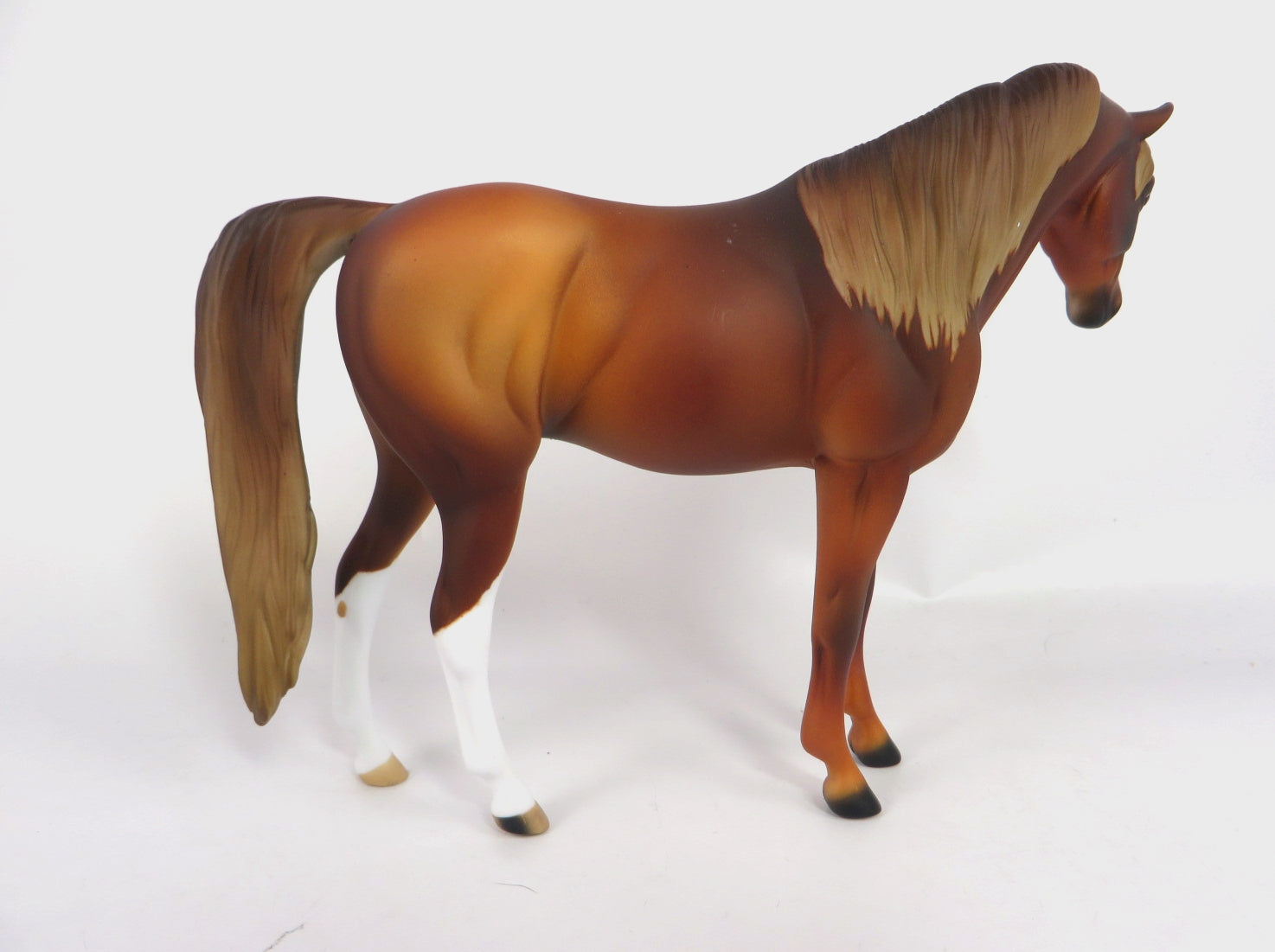 A GIFT OF HAPPINESS-OOAK CHESTNUT ARABIAN MARE PEBBLES BY AUDREY DIXON  WHS19