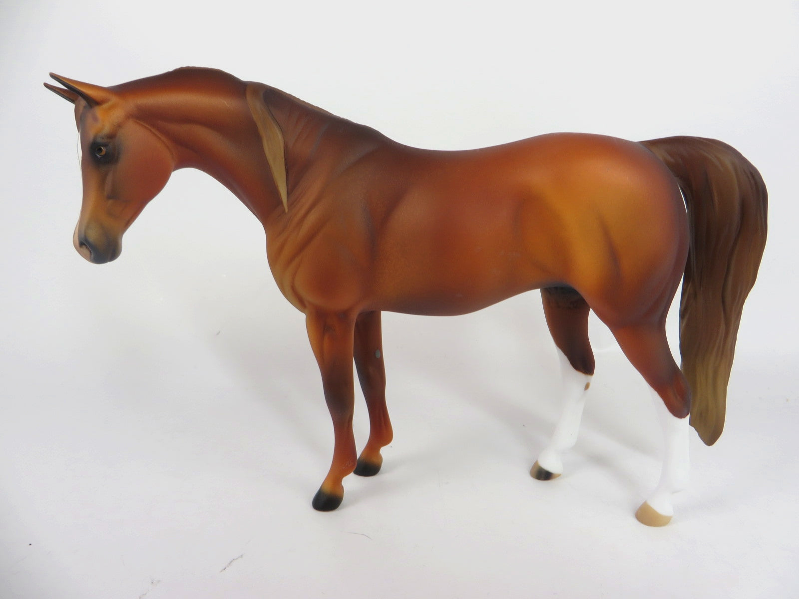 A GIFT OF HAPPINESS-OOAK CHESTNUT ARABIAN MARE PEBBLES BY AUDREY DIXON  WHS19