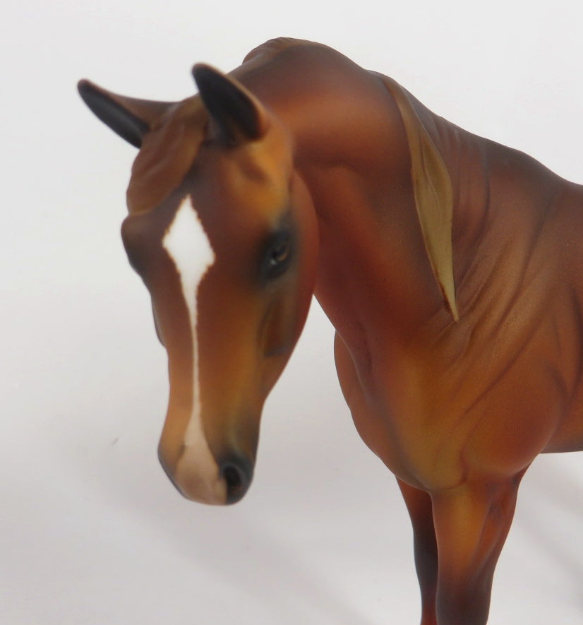 A GIFT OF HAPPINESS-OOAK CHESTNUT ARABIAN MARE PEBBLES BY AUDREY DIXON  WHS19