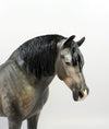 ACHARD-OOAK DAPPLE ROSE GREY HEAVY DRAFT MODEL HORSE EQ 19