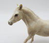 After Noon Tea - OOAK - Palomino Chip Pony By Andrea Thomason - Christmas Tails 2022 - CT22