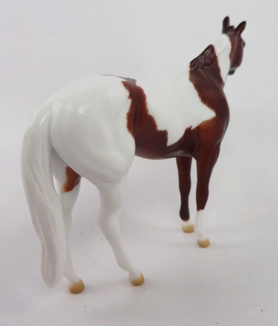 AIN&#39;T MISBEHAVIN-OOAK BAY PINTO STOCK HORSE CHIP 1/8/20