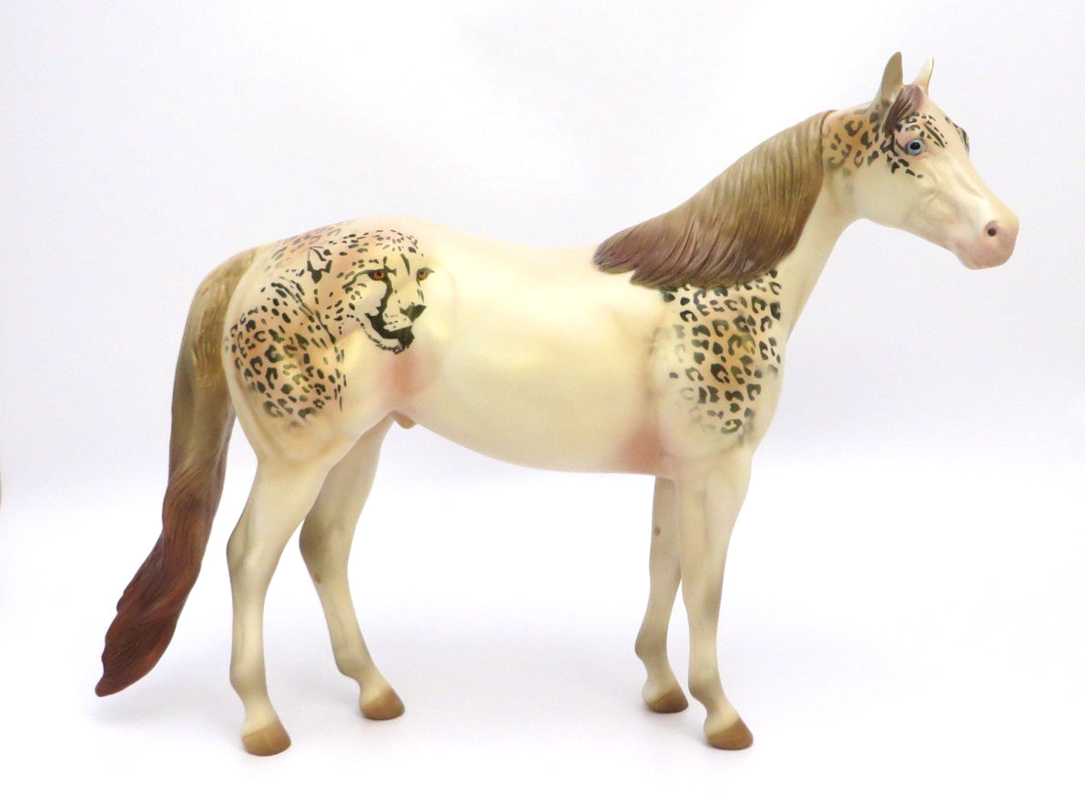 AKILA- OOAK CHEETAH DECORATOR ISH MODEL HORSE BY DAWN QUICK 3/4/20