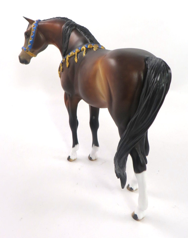 AL-KHAYL-OOAK DAPPLE BAY ARABIAN PEBBLES MODEL HORSE 12/24/19