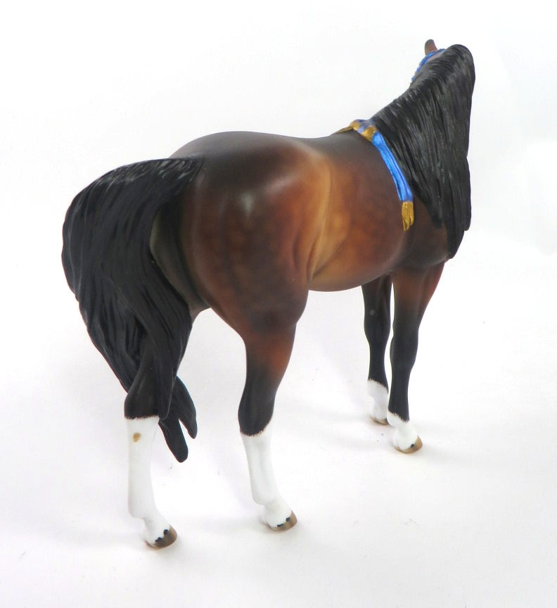 AL-KHAYL-OOAK DAPPLE BAY ARABIAN PEBBLES MODEL HORSE 12/24/19