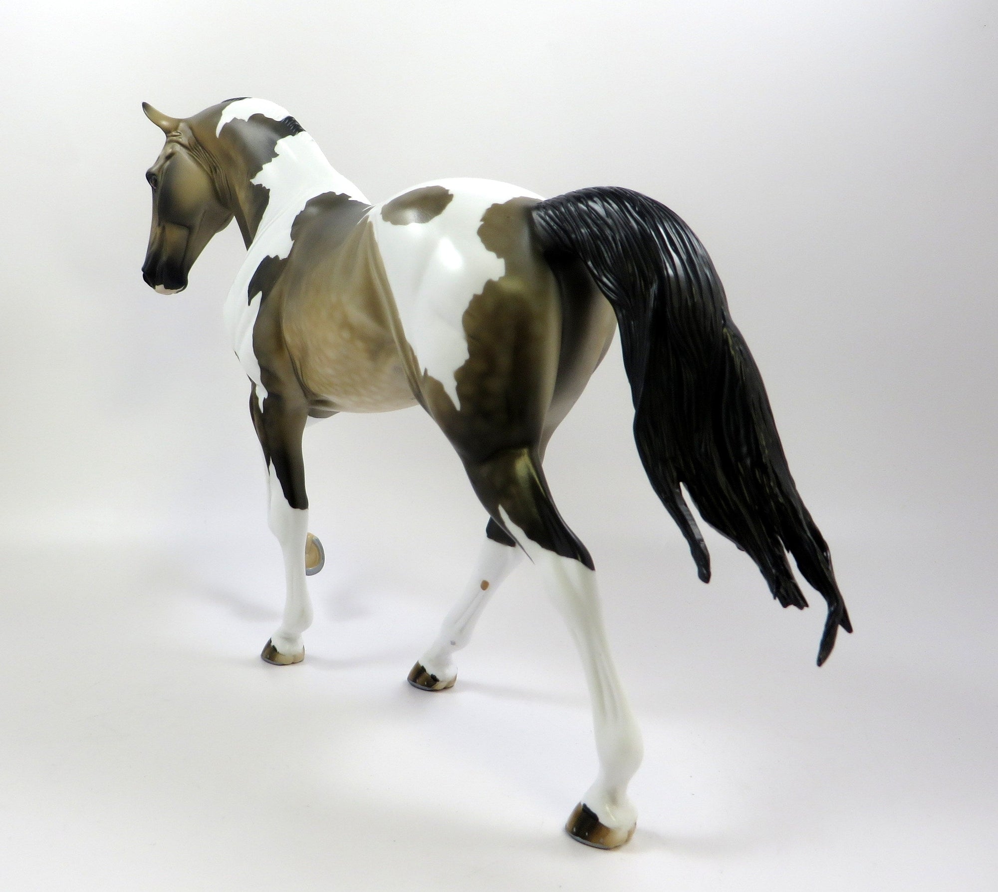 ALARIC-OOAK BUCKSKIN DAPPLE BUCKSKIN PINTO TENNESSEE WALKER EQ 2019