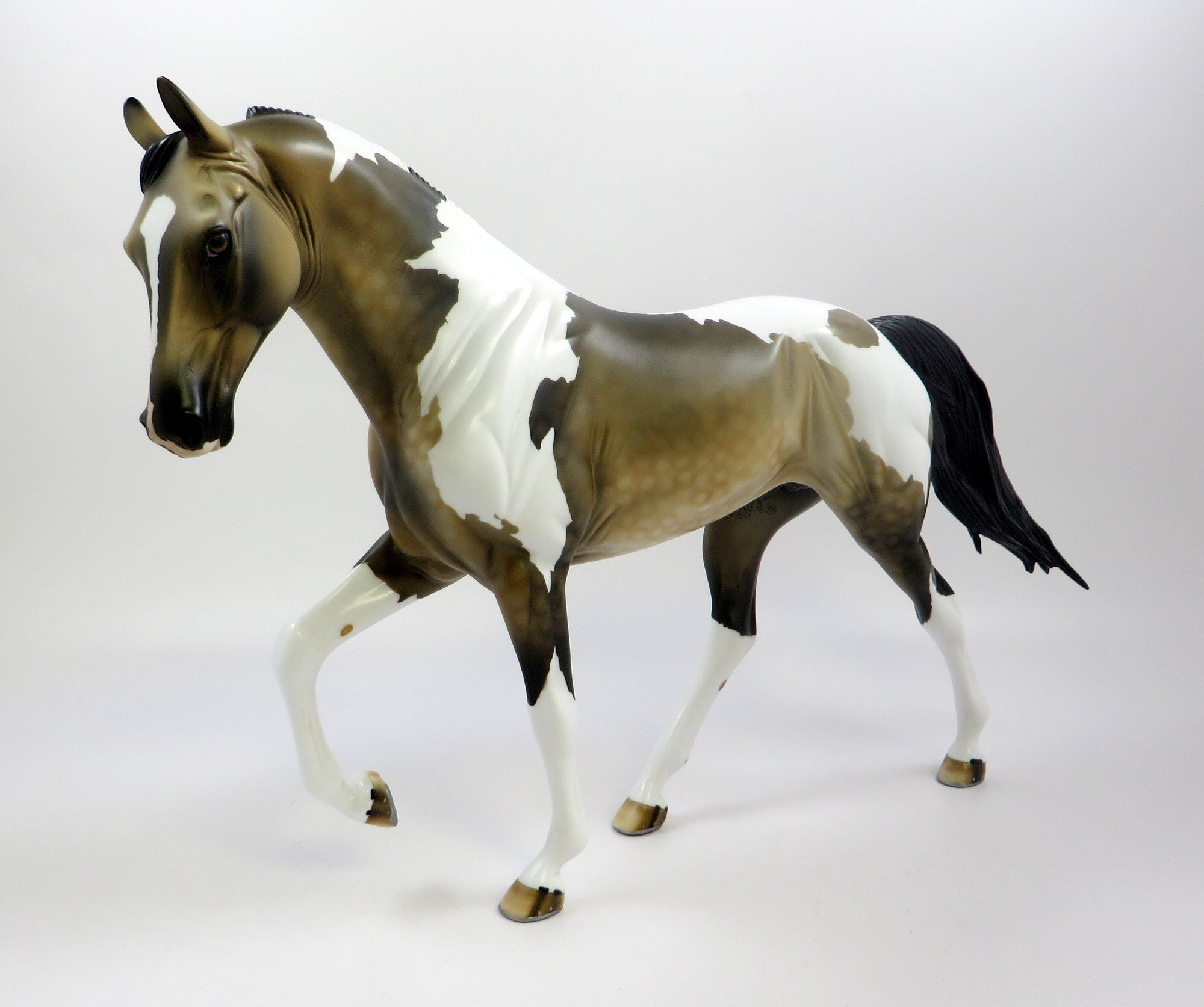 ALARIC-OOAK BUCKSKIN DAPPLE BUCKSKIN PINTO TENNESSEE WALKER EQ 2019