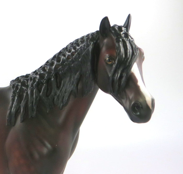 ALDA-OOAK STAR DAPPLE BAY ISH MODEL HORSE 2/20/20