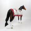 ALDITH-OOAK BAY BLANKETED ISH MODEL HORSE EQ 19