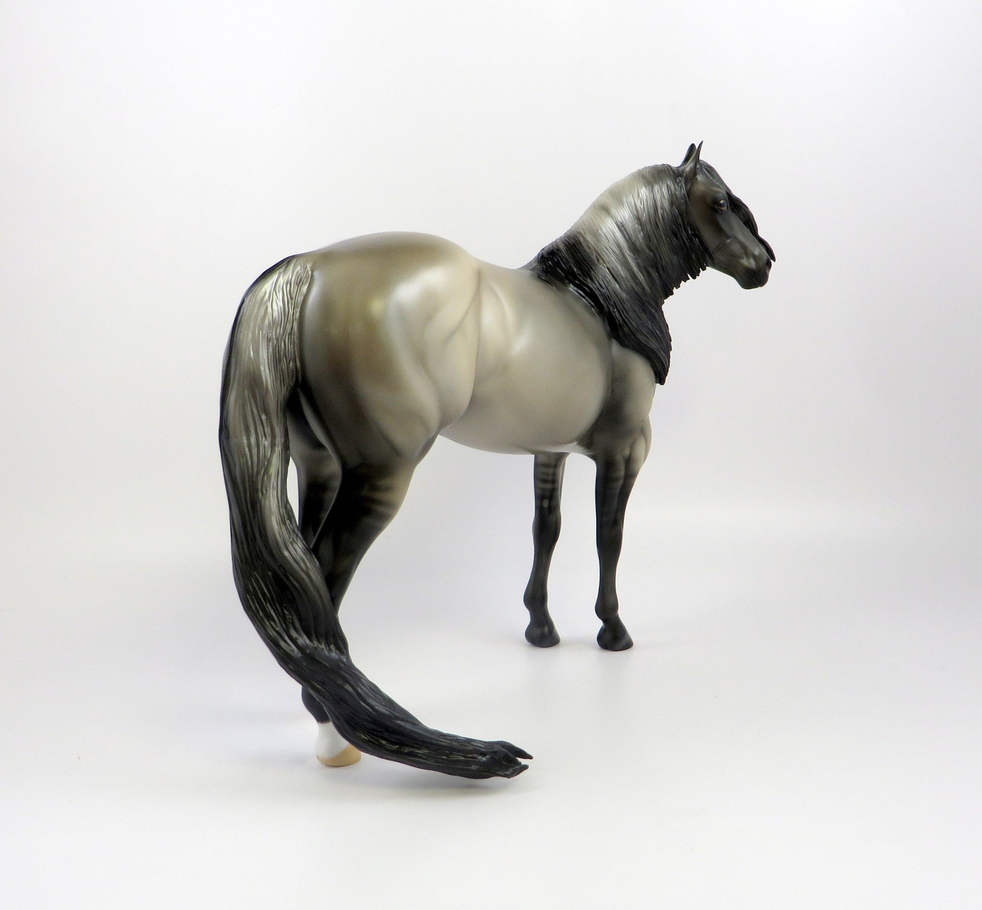 ALDREDA-OOAK GRULLA ISH MODEL HORSE EQ 19