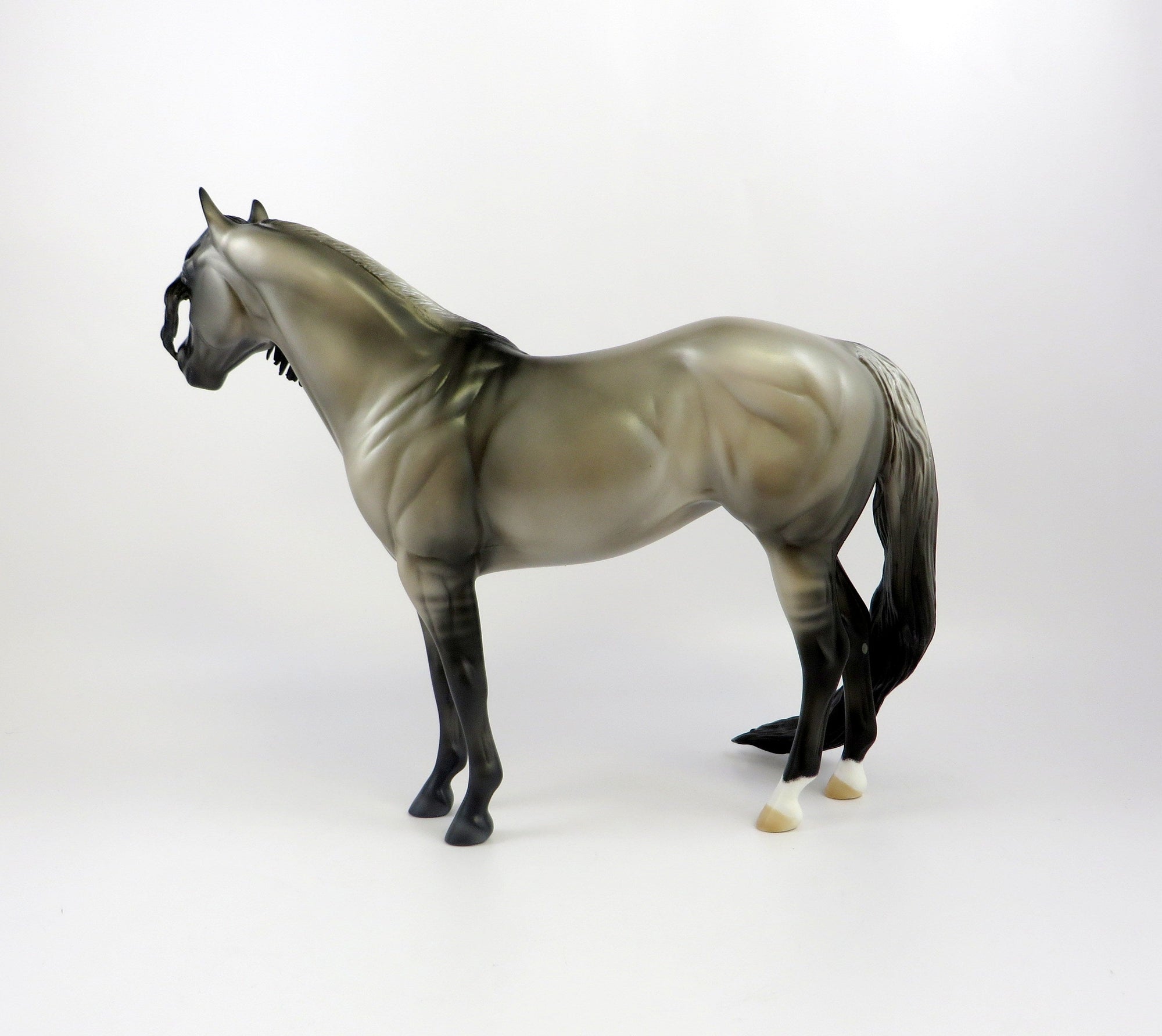ALDREDA-OOAK GRULLA ISH MODEL HORSE EQ 19