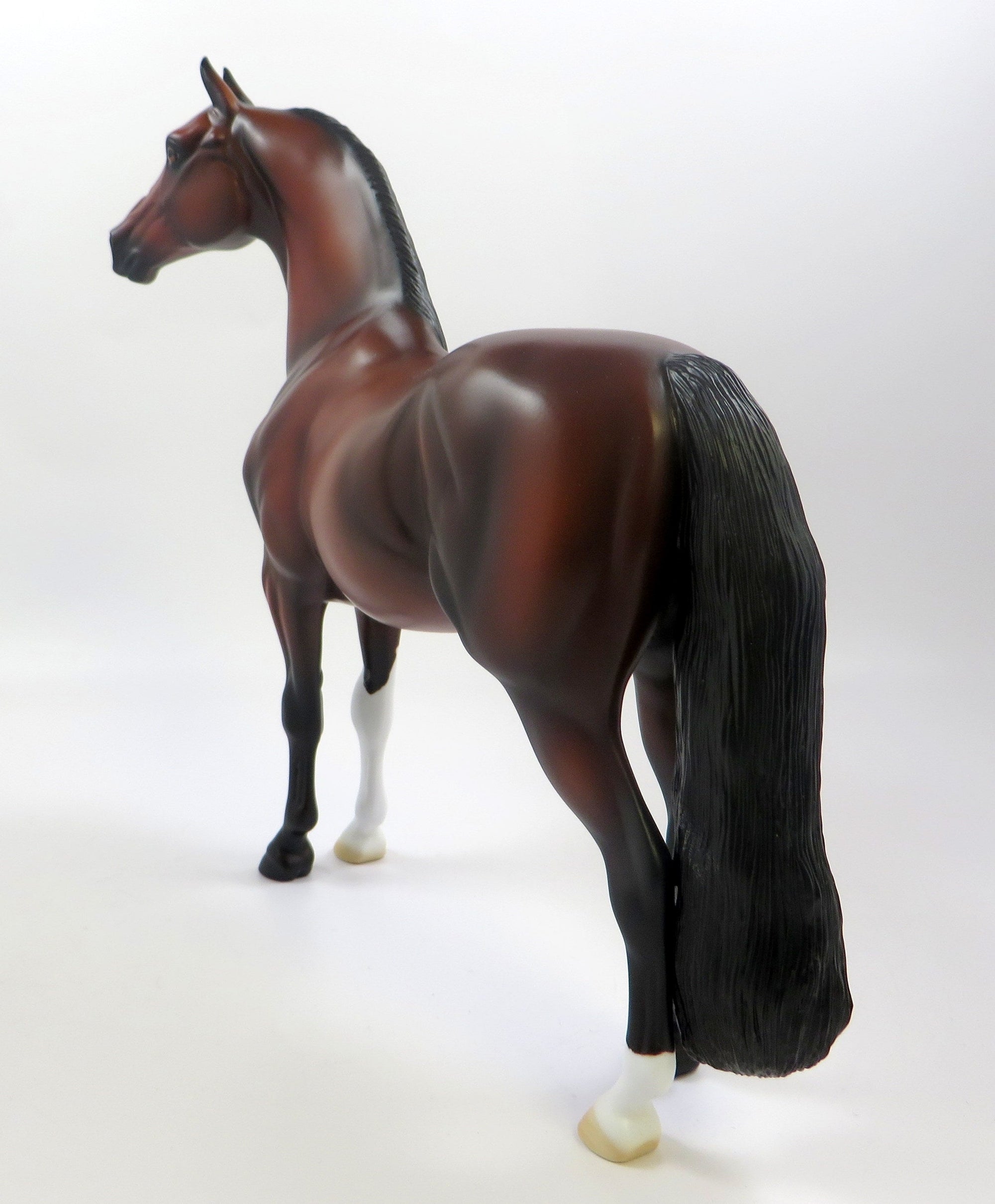 ALILI-OOAK BAY MORGAN MODEL HORSE EQ 19
