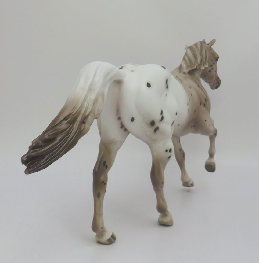 ALLEZ ALLEZ - OOAK CHESTNUT APPALOOSA FOUNDATION QUARTER HORSE BY SHERYL LEISURE 3/4/20