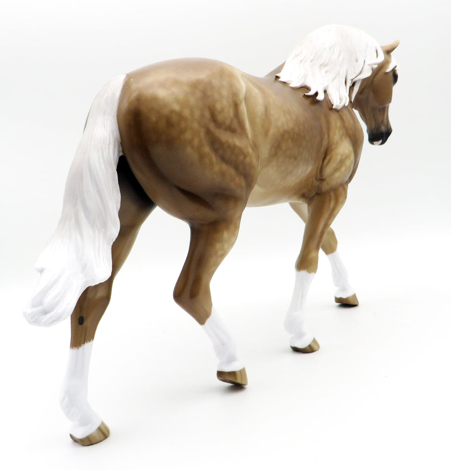 All I Need-OOAK  Dapple Palomino Irish Drafter Painted by Sheryl Leisure 11/8/21