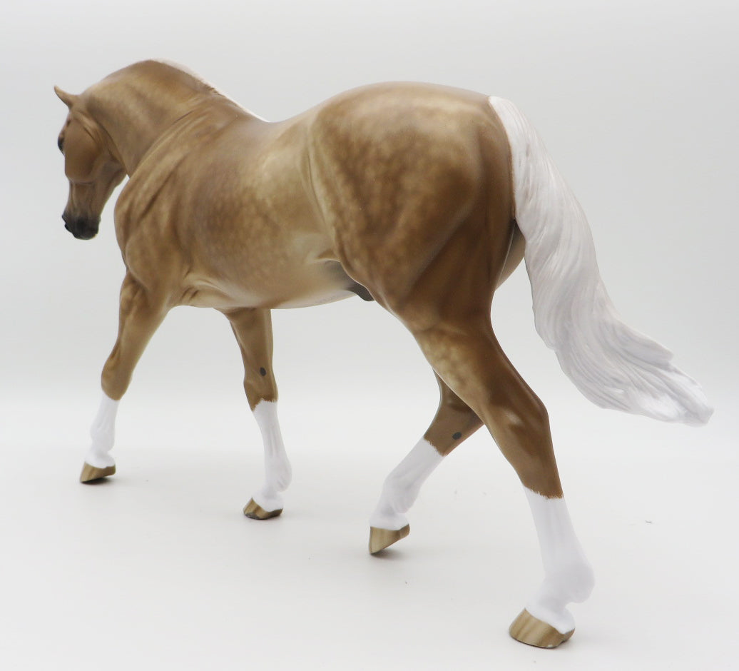 All I Need-OOAK  Dapple Palomino Irish Drafter Painted by Sheryl Leisure 11/8/21