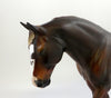 AMABEL-OOAK CHESTNUT IRISH DRAFT MODEL HORSE EQ 19