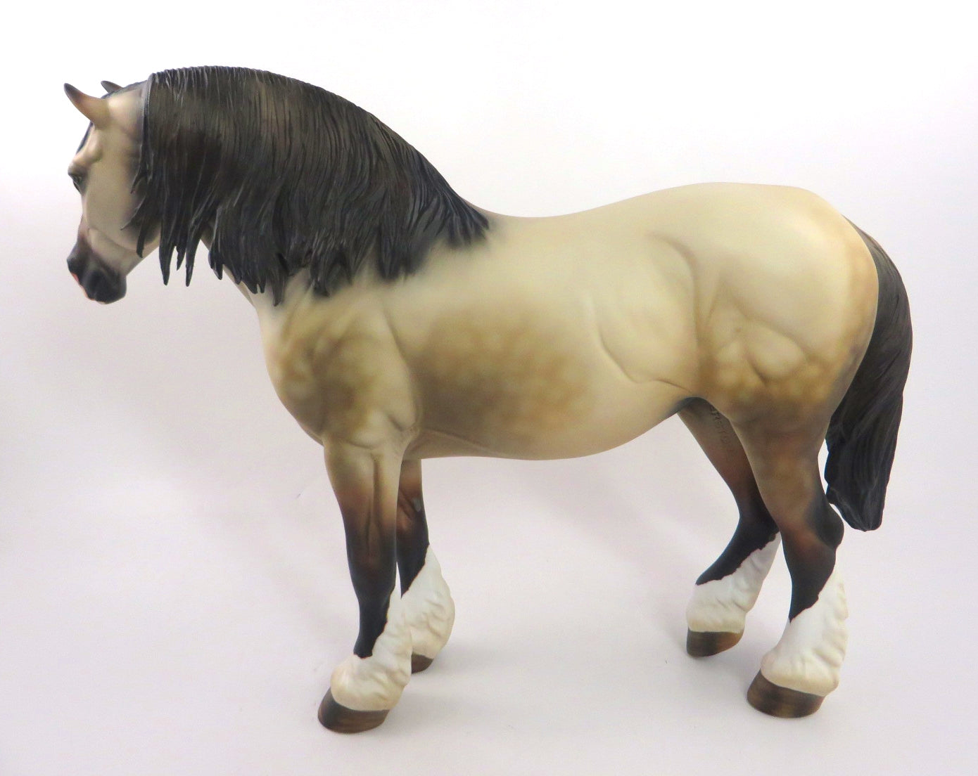 AMAZING GRACE-OOAK BUCKSKIN HEAVY DRAFT MARE WHS 19