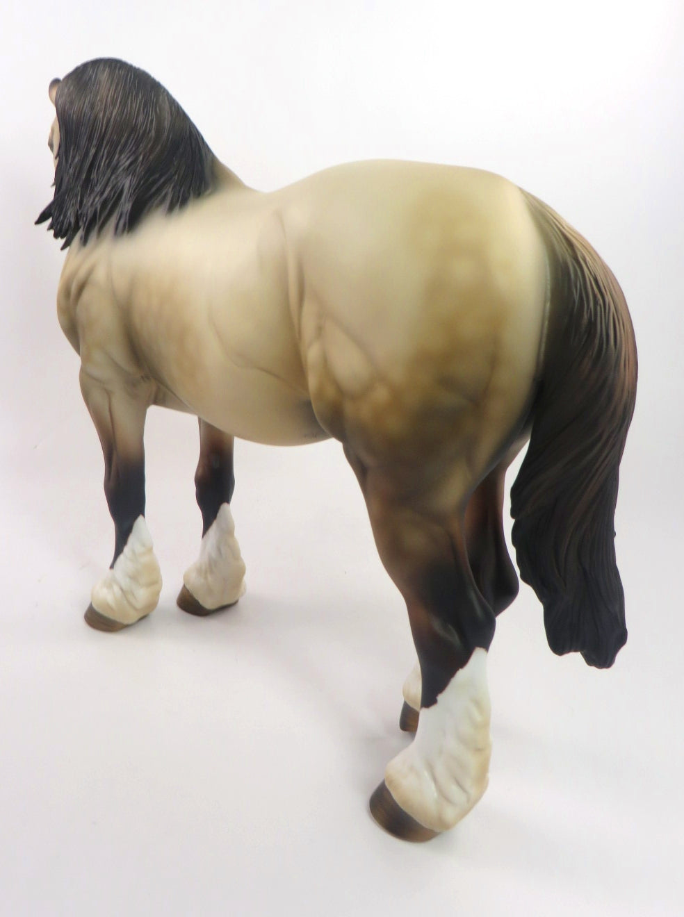AMAZING GRACE-OOAK BUCKSKIN HEAVY DRAFT MARE WHS 19