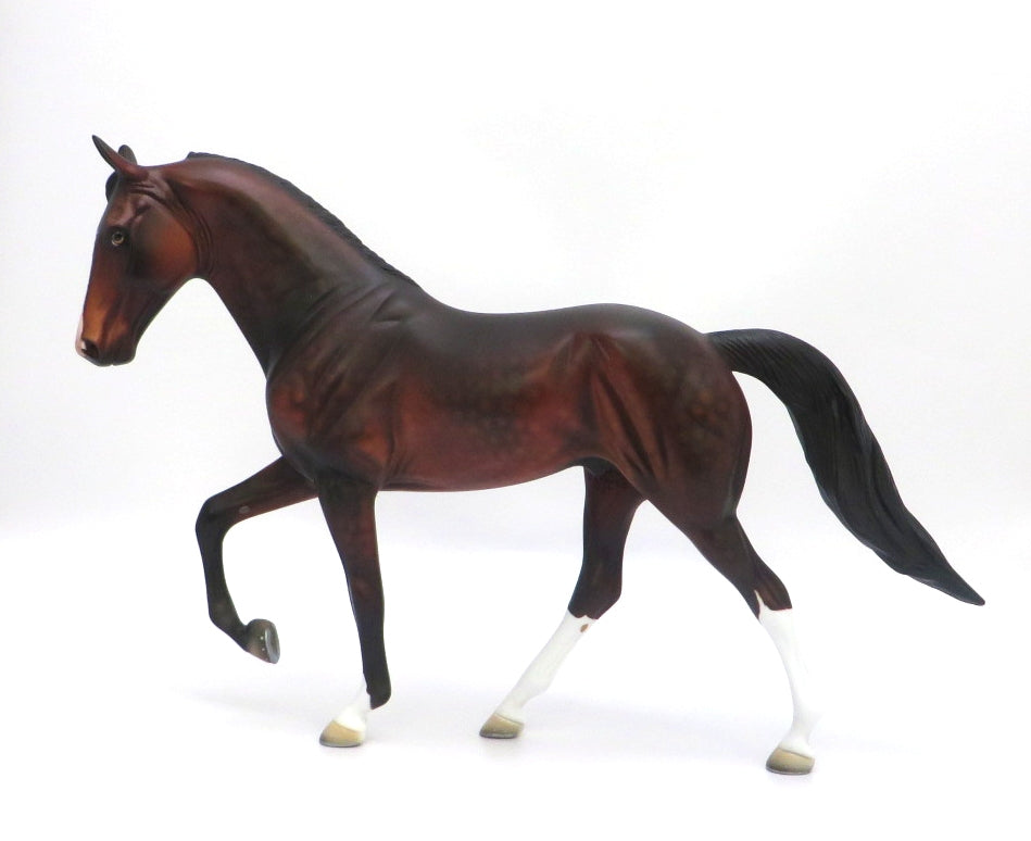 AMBER DANCER-OOAK BAY DAPPLE TENNESSEE WALKER BY DAWN QUICK 3/4/20