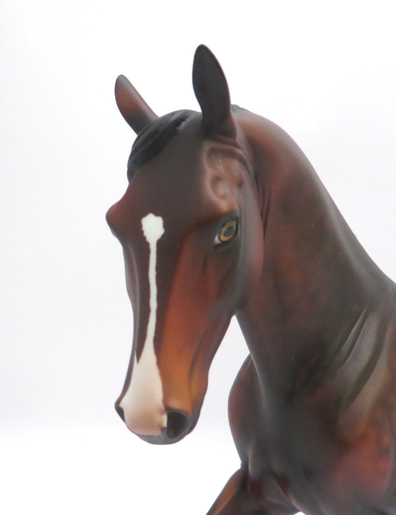 AMBER DANCER-OOAK BAY DAPPLE TENNESSEE WALKER BY DAWN QUICK 3/4/20