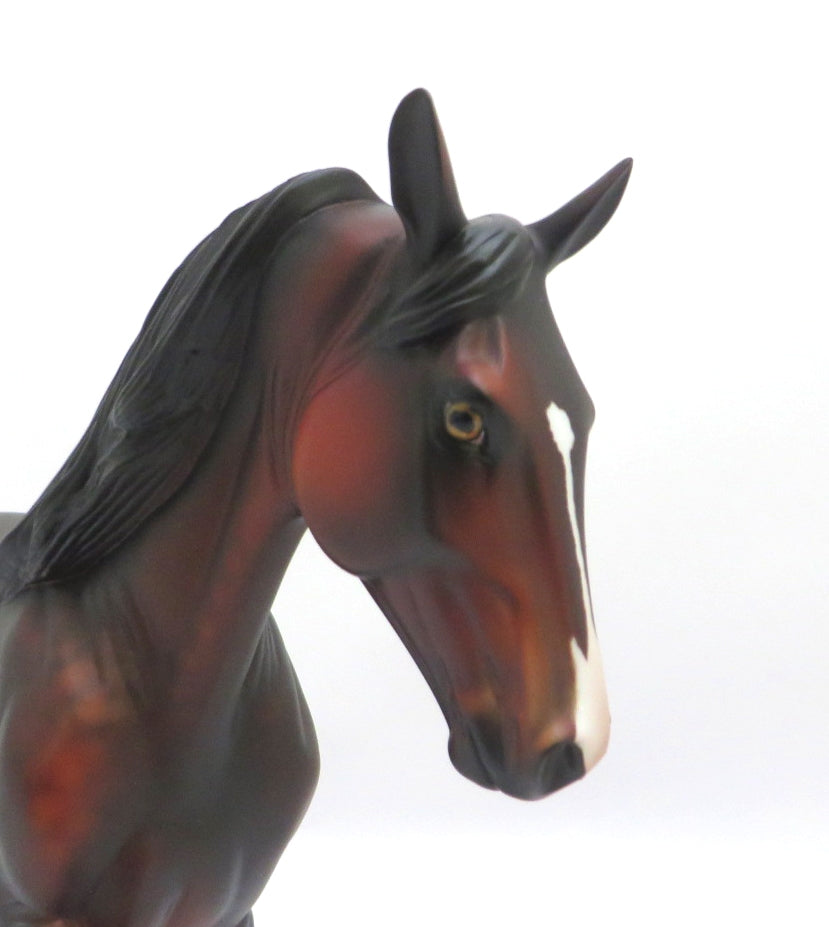 AMBER DANCER-OOAK BAY DAPPLE TENNESSEE WALKER BY DAWN QUICK 3/4/20