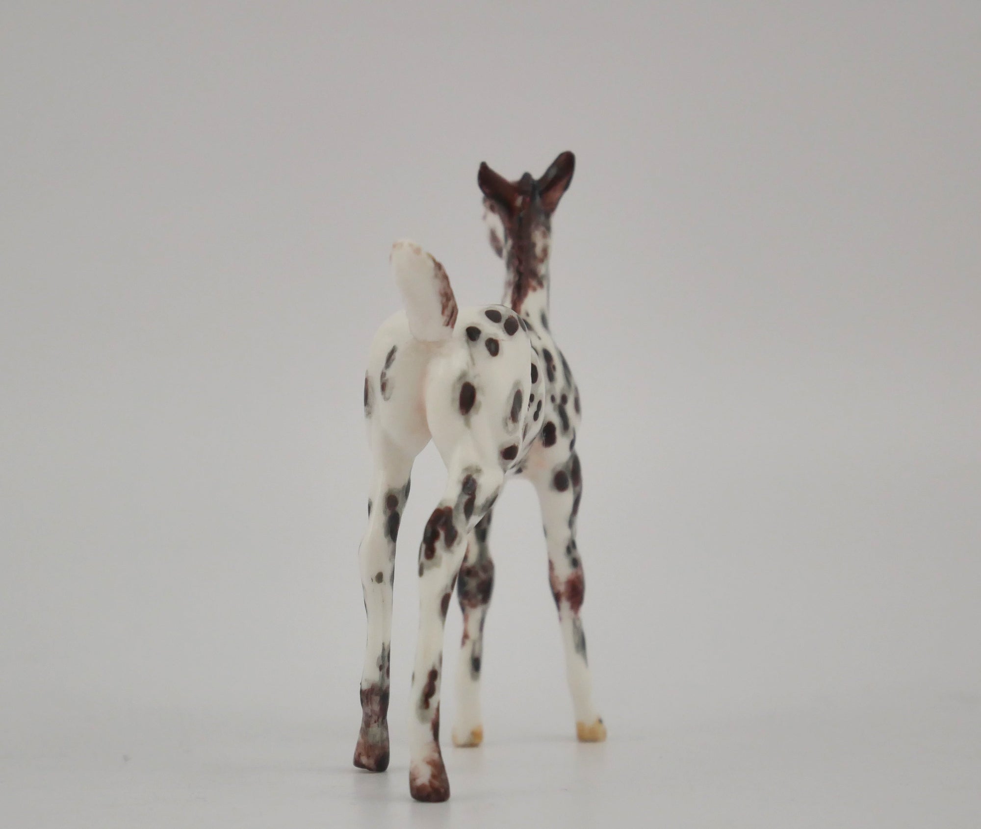 AMBISHADOW -OOAK CHESTNUT LEOPARD APPALOOSA FOAL BY ANDREA