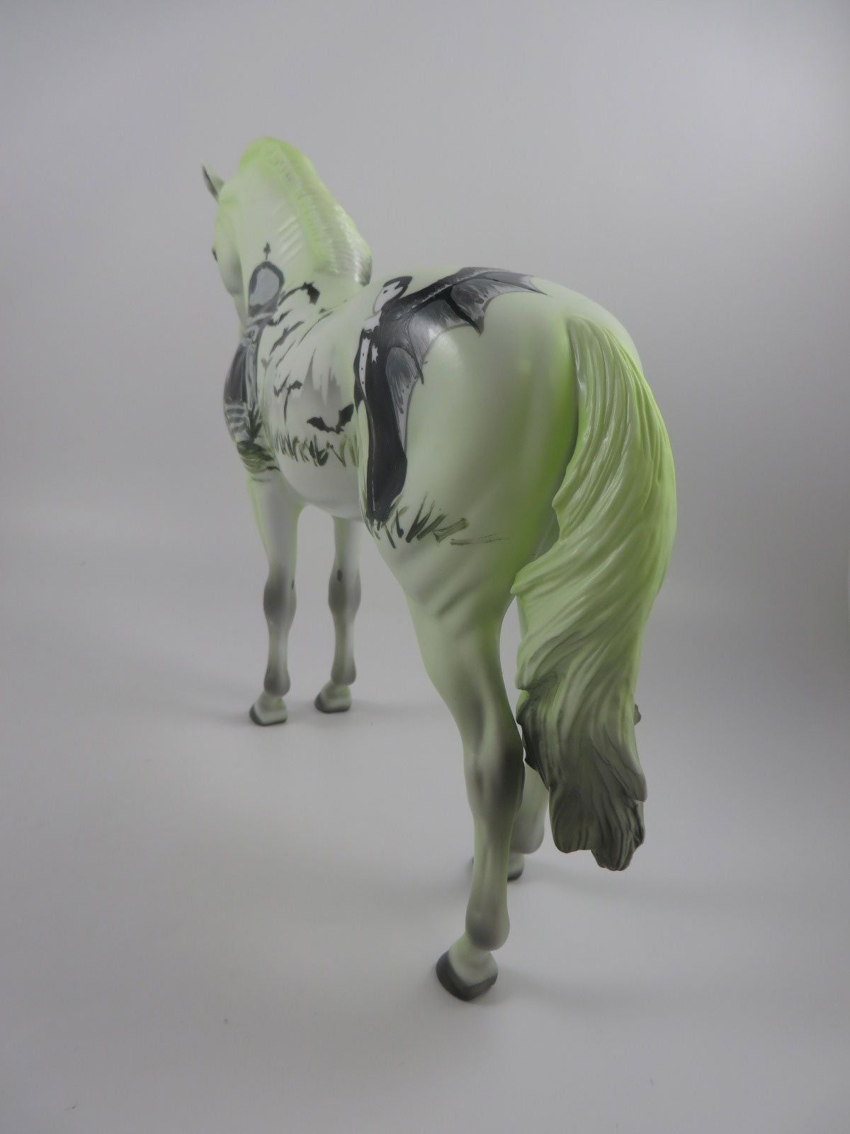 AMBROGIO-OOAK GREEN W/DRACULA ANDALUSIAN DECORATOR BY DAWN QUICK MM19