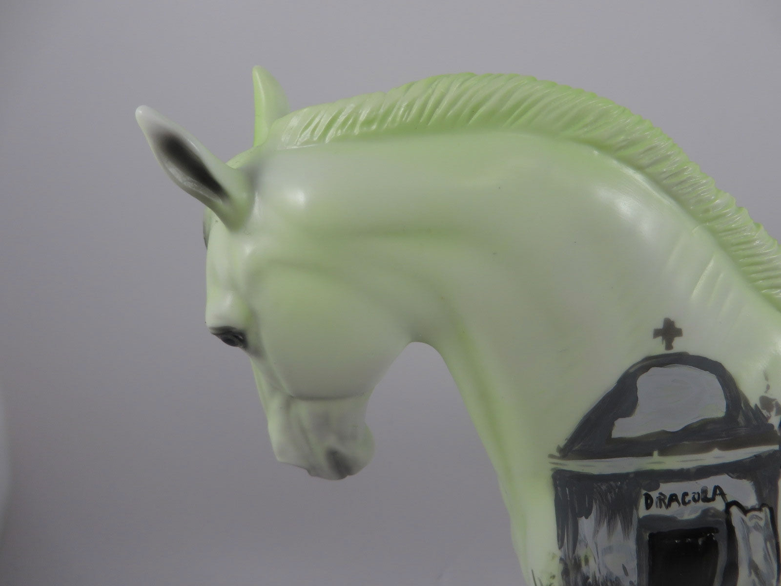 AMBROGIO-OOAK GREEN W/DRACULA ANDALUSIAN DECORATOR BY DAWN QUICK MM19